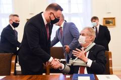 Miloš Zeman Andrzej Duda polsko