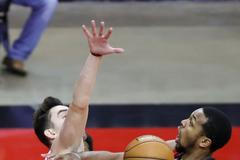 basketbal, NBA 2020/2021, Chicago Bulls at Houston Rockets, Tomáš Satoranský, Sterling Brown