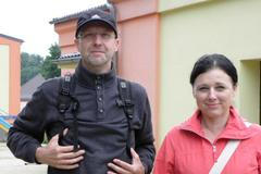 Senátor Zbyněk Linhart s eurokomisařkou Věrou Jourovou