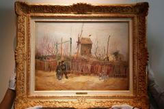 Pouliční výjev na Montmartru Van Gogh