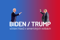 grafika - sčítání hlasů v amerických volbách