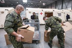 Armádní polní nemocnice v Letňanech - koronavirus