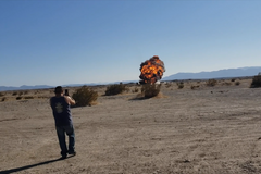 Havárie amerického vojenského letadla v poušti