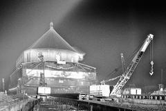 Jednorázové užití / Fotogalerie / Bezprecedentní logistika socialismu. Před 45 lety přesunuli kvůli uhlí tento kostel v Mostě