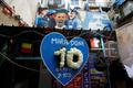 People gather to mourn the death of Argentine soccer legend Diego Maradona in Naples