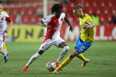 4. kolo Fortuna:Ligy 2020/21, Slavia - Teplice: Peter Olayinka a Jevgenij Nazarov