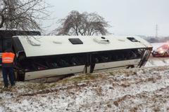 autobus, nehoda, Vysočina, Jihlavsko