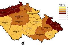 Nezaměstnanost v krajích-listopad