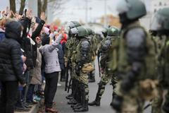 bělorusko - dušičkové protesty (1.11.)