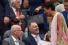 Wimbledon 2016: Sir Bobby Charlton a Geoff Hurst