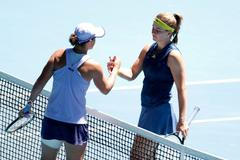 Čtvrtfinále Australian Open 2021 (Bartyová, Muchová)