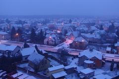 První sníh v Česku