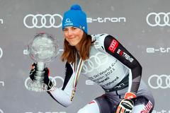 Petra Vlhová s velkým křišťálovým glóbem