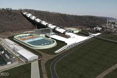 Projekt SAL, sjezdovka v Praze-Chuchli, stav únor 2021