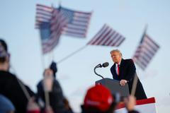 Donald Trump po svém odchodu z Bílého domu.