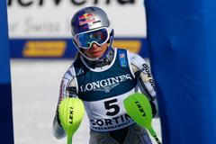 Ester Ledecká v cíli kombinace na MS 2021