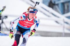 biatlon, Světový pohár 2020/2021, Oberhof, závod s hromadným startem, Markéta Davidová