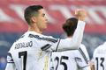 27. kolo italské fotbalové ligy 2020/21, Cagliari - Juventus: Cristiano Ronaldo slaví gól