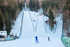 Areál středních můstků v Harrachově v sezoně 2019/20