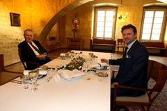 vondráček zeman oběd