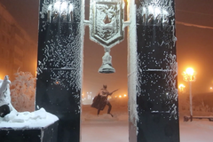 Extrémní mrazy v sibiřském městě Jakutsk