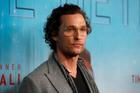 Matthew McConaughey na premiéře třetí řady seriálu True Detective, kde byl výkonným producentem.