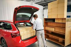 Měření objemu zavazadlového prostoru