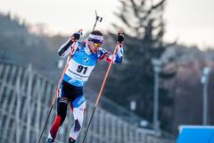 biatlon. Světový pohár 2020/2021, Nové Město na Moravě, sprint, Michal Krčmář