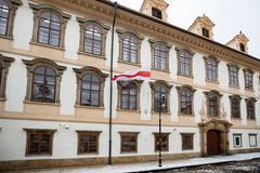 Senát vyvěsil běloruskou vlajku (7.2.2021)