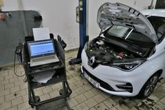 Renault Zoe v servisu