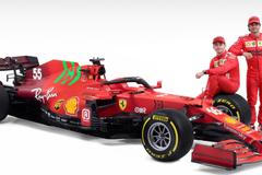Nový monopost F1 Ferrari SF21 pro sezonu 2021