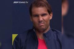 Nadalovi se zase něco nelíbí, nebo co to má s obličejem, ptají se fanoušci