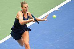 Karolína Plíšková v 1. kole turnaje v Abú Zabí