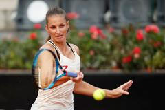 Karolína Plíšková v semifinále tenisového turnaje v Římě 2020