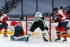 hokej, NHL 2021, Dallas Stars at Columbus Blue Jackets, Radek Faksa