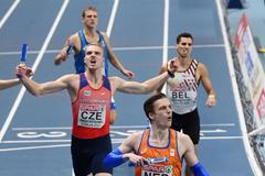 Štafeta běžců, HME v atletice