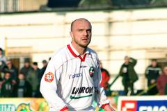 Bývalý fotbalista Edvard Lasota v dresu Zlína