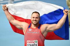 Koulař Tomáš Staněk slaví titul halového mistra Evropy 2021