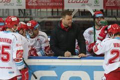 10. kolo hokejové extraligy 2020/21: Sparta - Třinec: Trenér Václav Varaďa