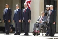 Obama - Bush - Bush senior - Carter - Clinton