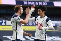 Harry Kane a Son Hung-min (Tottenham - Leeds)