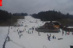 Skiareál Olešnice na Moravě - sáňkaři