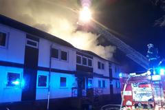 Požár ubytovny v Kutné Hoře