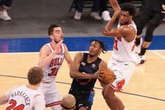 NBA: Chicago Bulls at New York Knicks