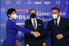 Markéta Pekarová Adamová, Petr Fiala, Marian Jurečka