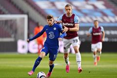 West Ham - Chelsea (Timo Werner a Tomáš Souček)