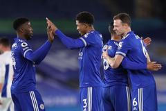 Radost fotbalistů Leicesteru. Premier League 2020/21