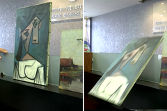 Policisté našli ukradený obraz Pabla Picassa. Pak jej upustili na zem