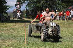 Závody motorobotů, půdní fréza, Ctiboř,