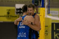 plážový volejbal, Světový okruh 2021, Katara Cup, Dauhá, Ondřej Perušič (1), David Schweiner (2)